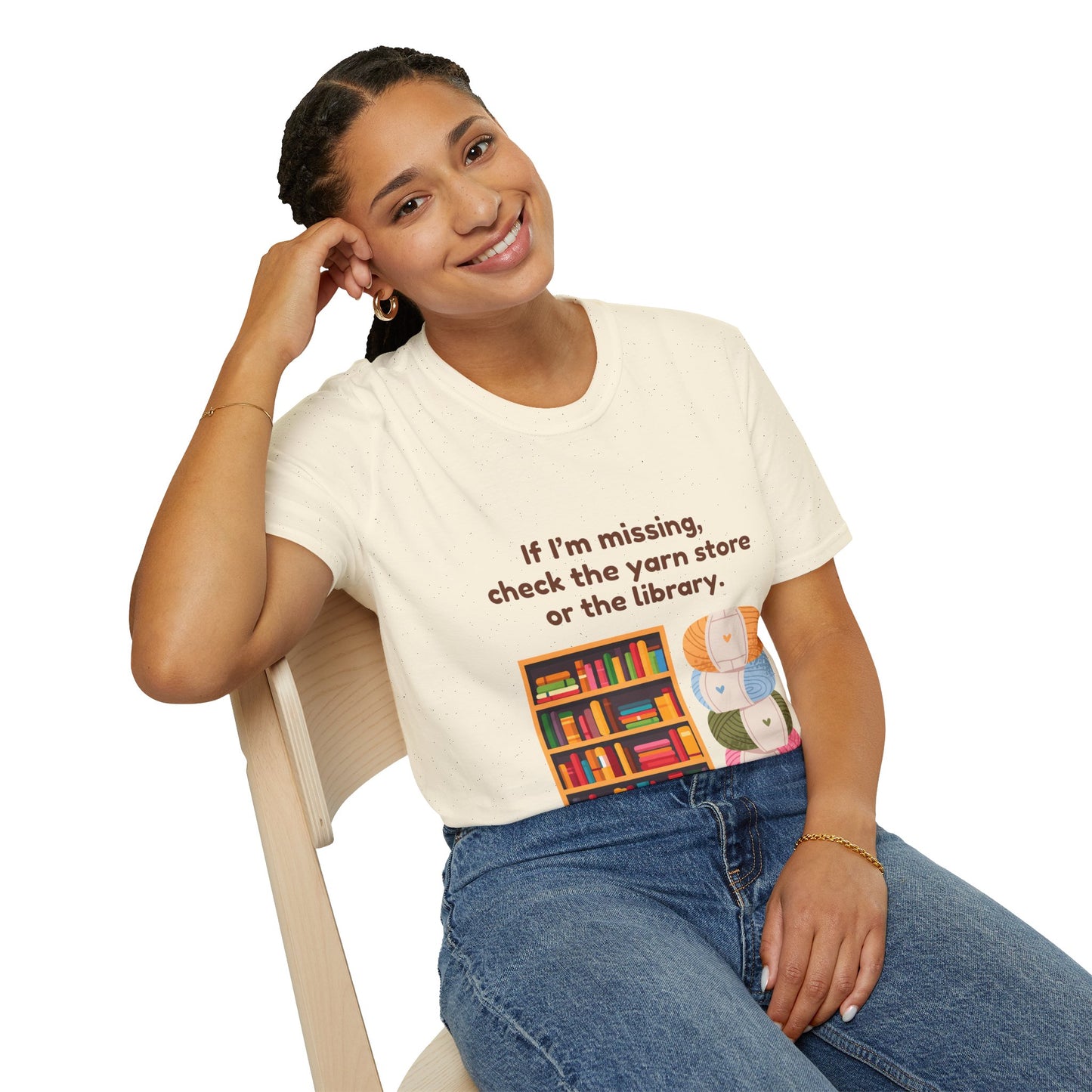 Yarn & Book Lover's T-Shirt