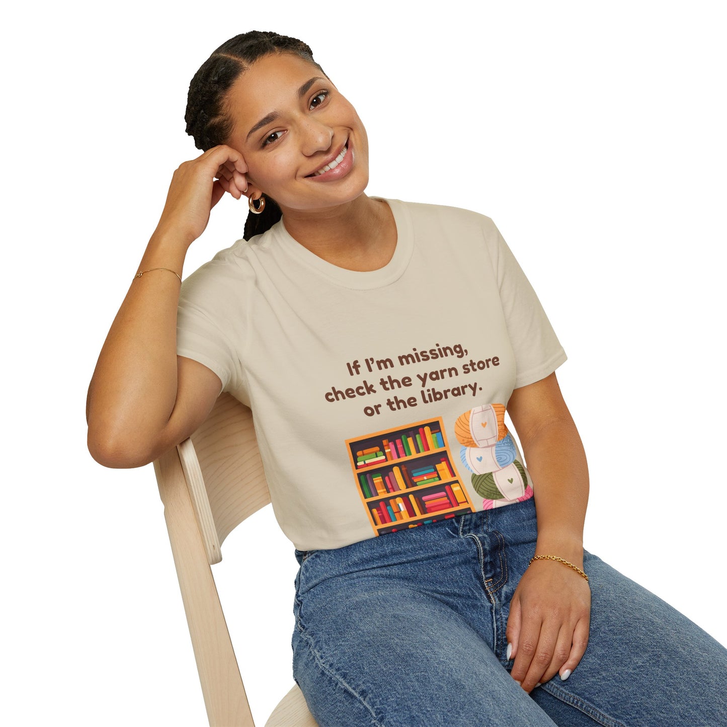 Yarn & Book Lover's T-Shirt