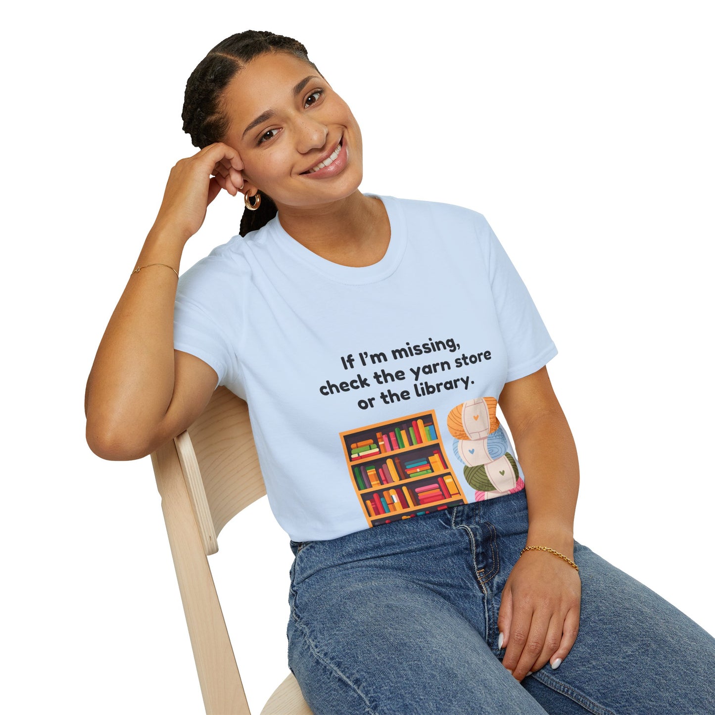 Yarn & Book Lover's T-Shirt