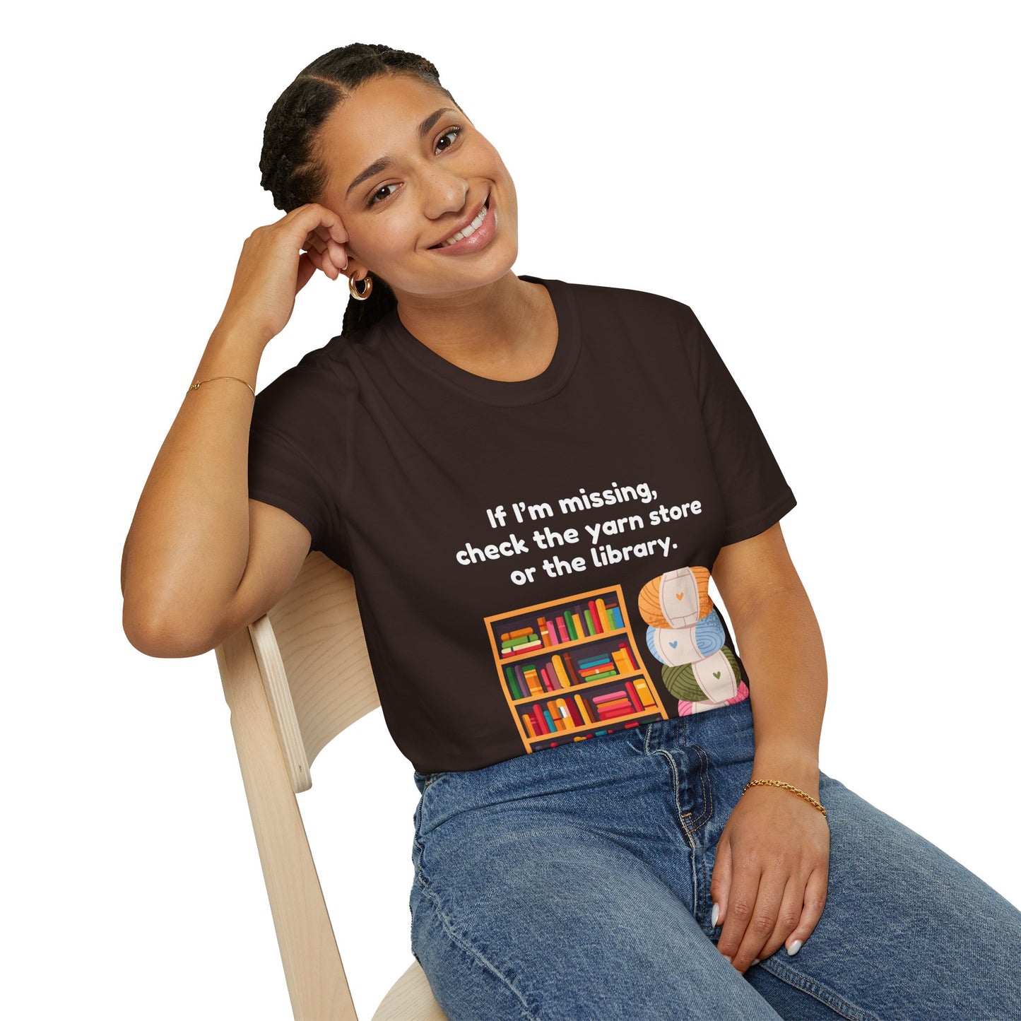 Yarn & Book Lover's T-Shirt