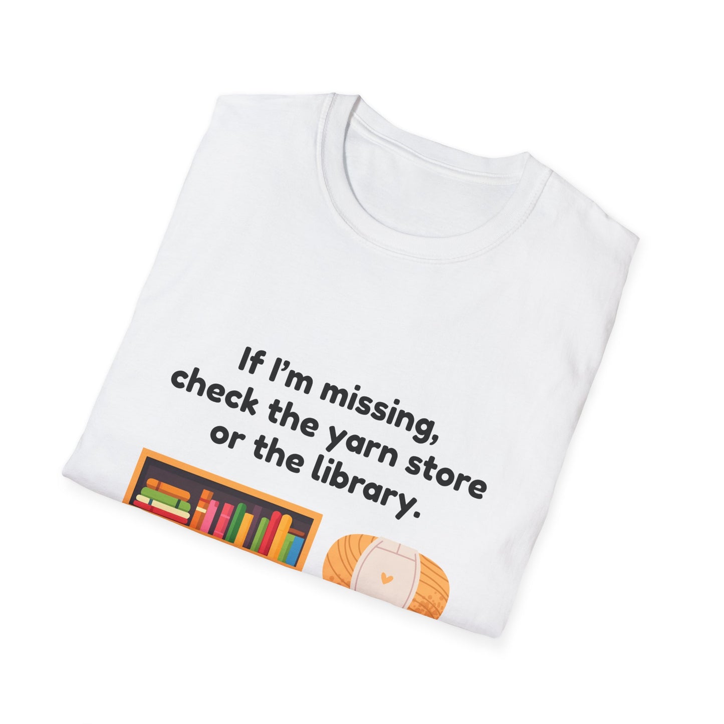 Yarn & Book Lover's T-Shirt