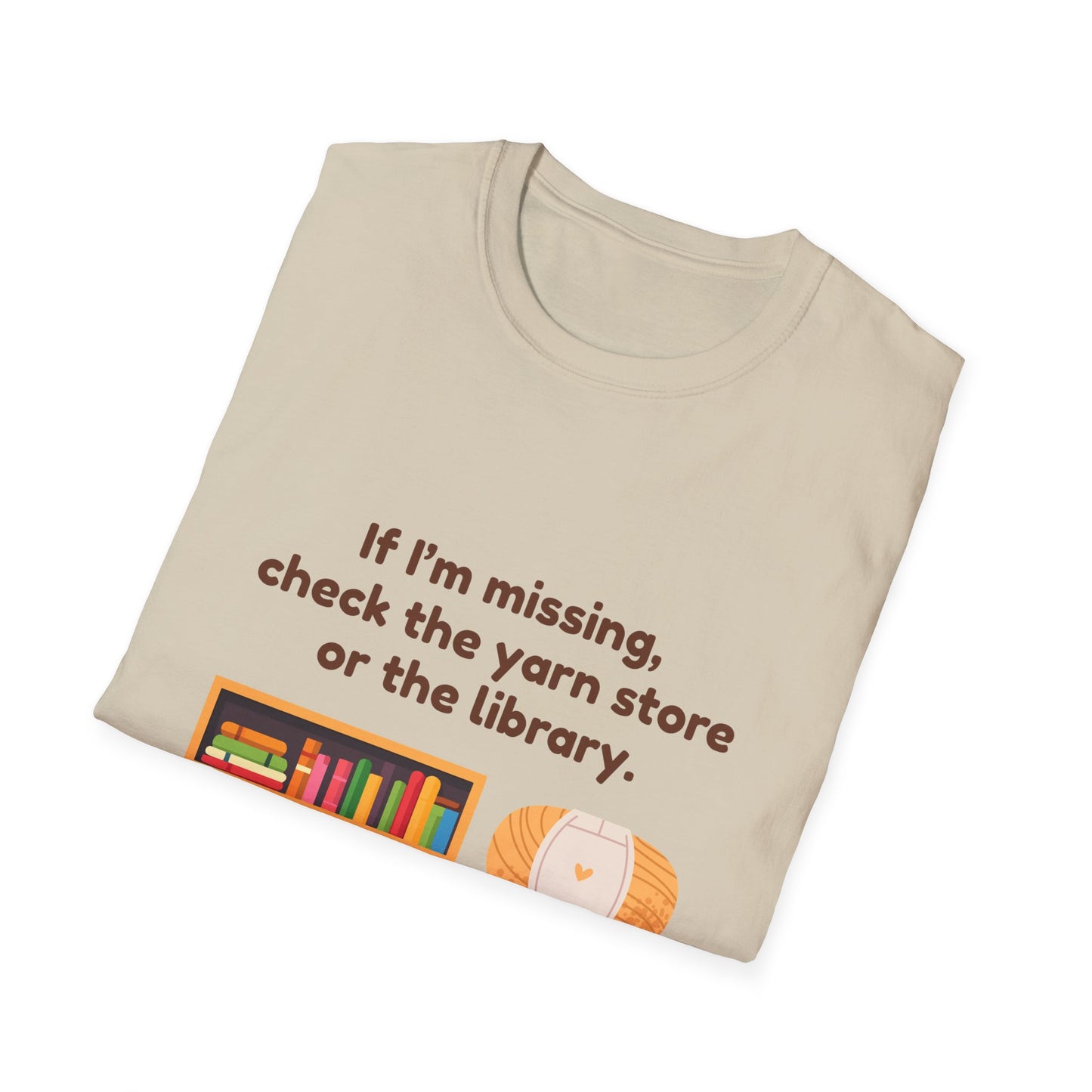 Yarn & Book Lover's T-Shirt