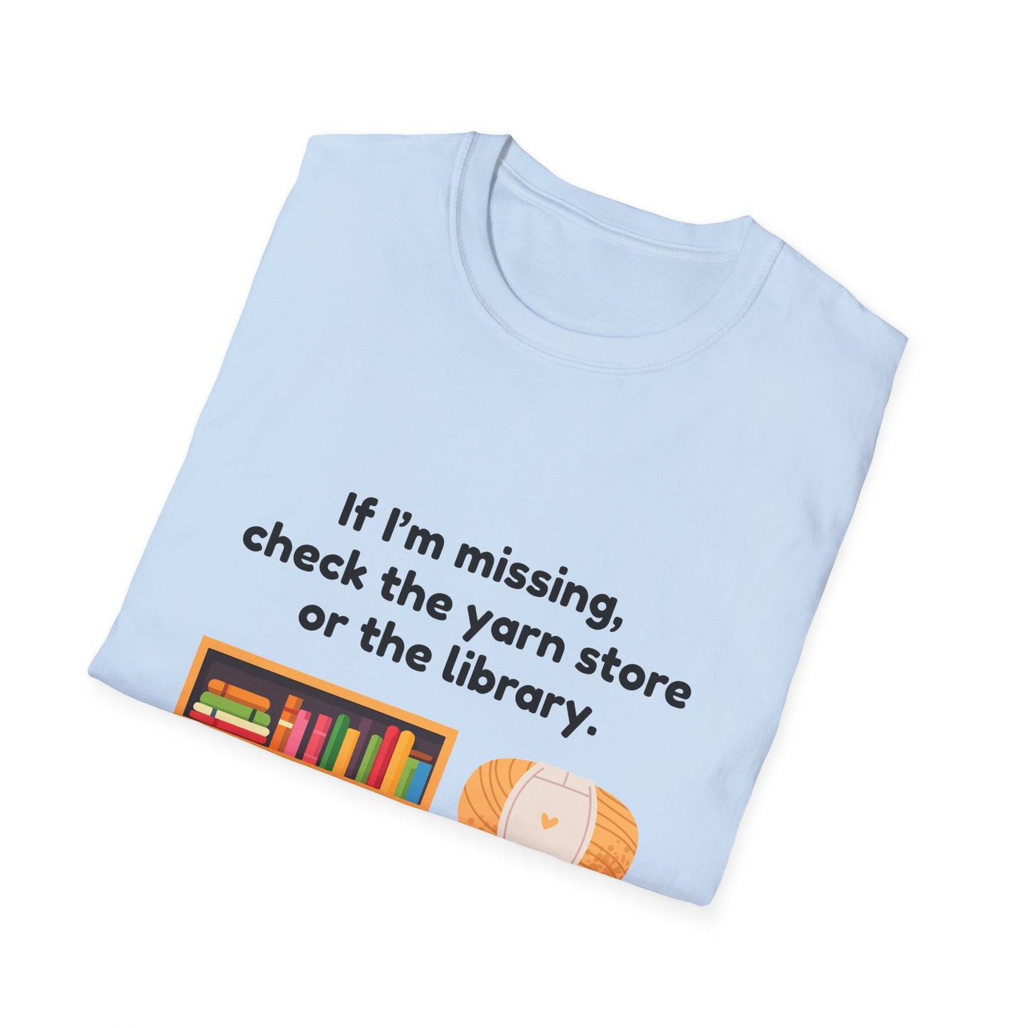 Yarn & Book Lover's T-Shirt