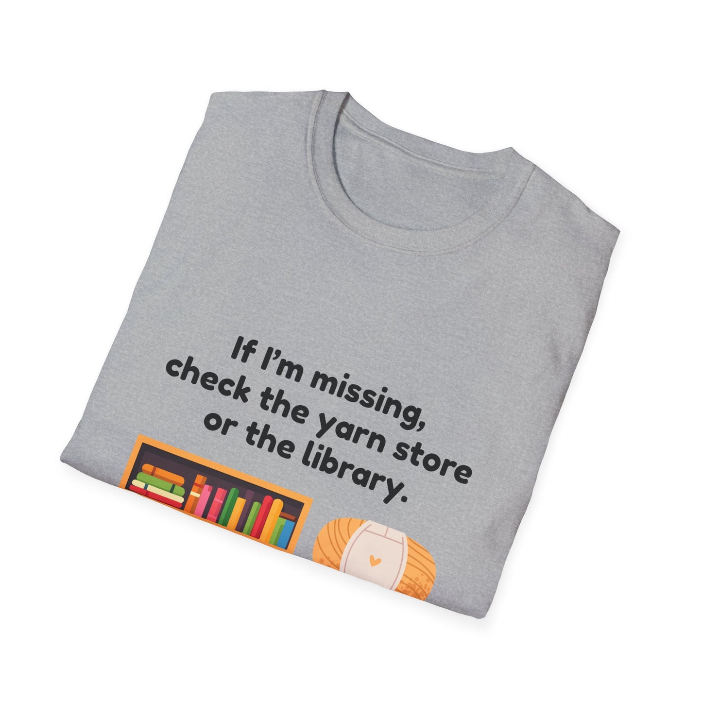 Yarn & Book Lover's T-Shirt