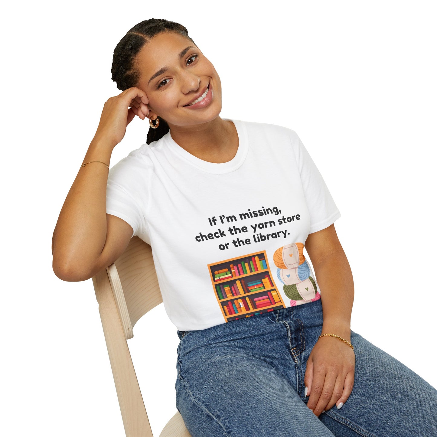 Yarn & Book Lover's T-Shirt