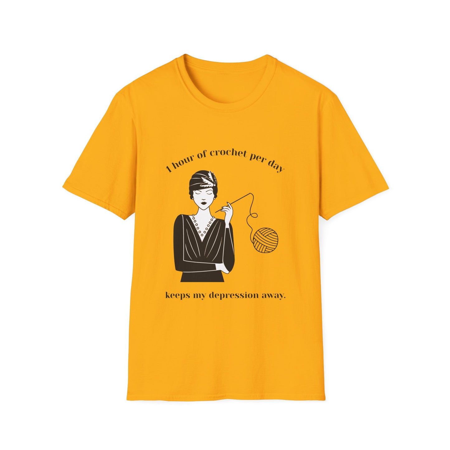 Crochet Keeps Depression Away T-Shirt