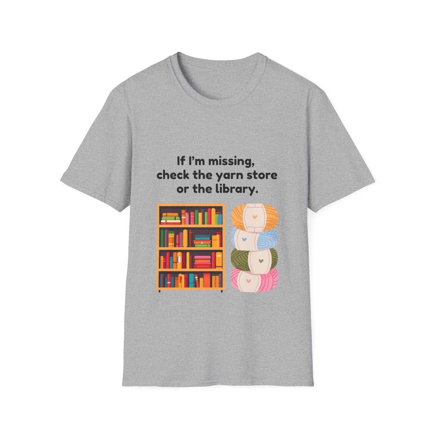 Yarn & Book Lover's T-Shirt