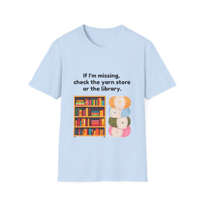 Yarn & Book Lover's T-Shirt