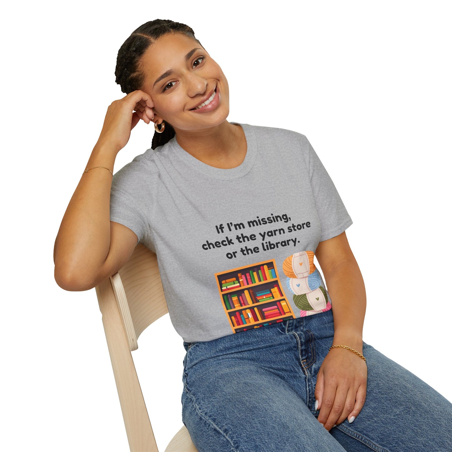 Yarn & Book Lover's T-Shirt