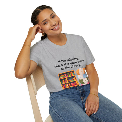 Yarn & Book Lover's T-Shirt