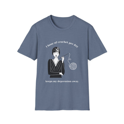 Crochet Keeps Depression Away T-Shirt
