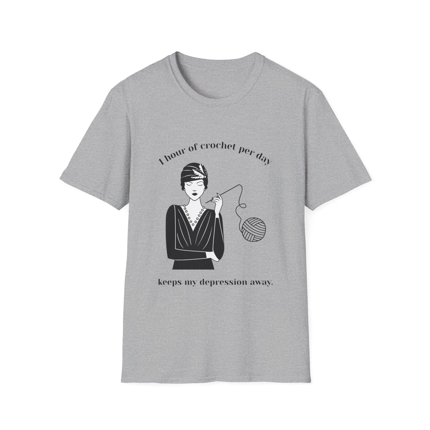 Crochet Keeps Depression Away T-Shirt