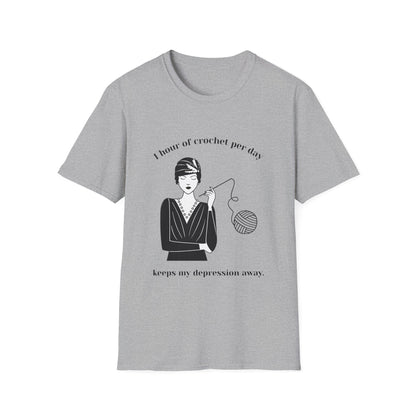 Crochet Keeps Depression Away T-Shirt